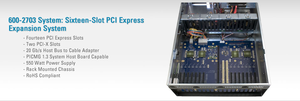 600-2703 System: Sixteen-Slot PCI Express Expansion System